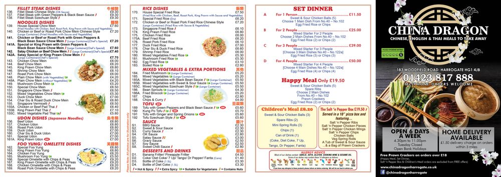 China Dragon Harrogate HG1 4JB