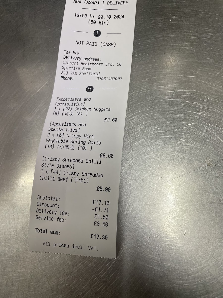 Chinatown Restaurant Woodhouse